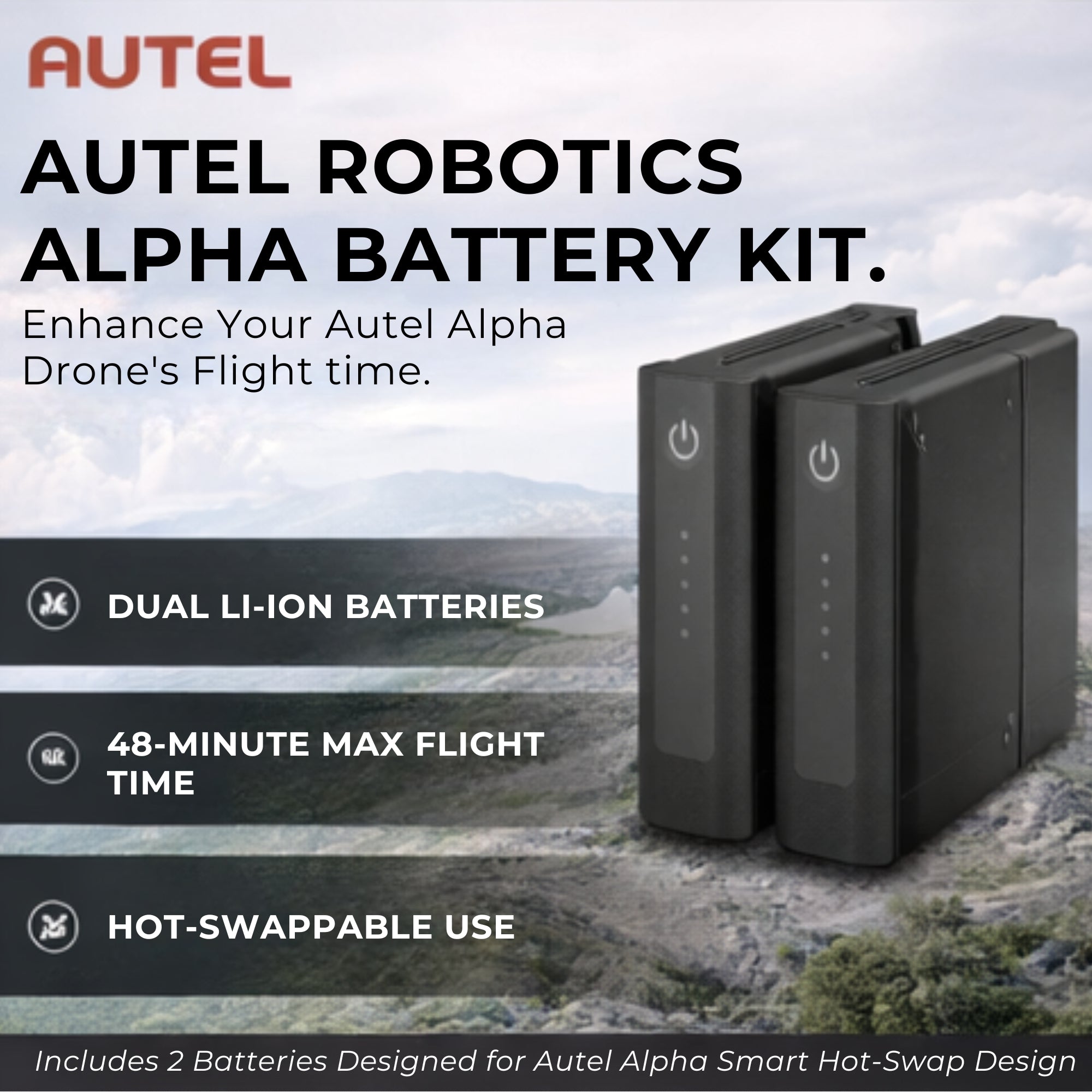 Autel Robotics Alpha Battery (2 PCs)