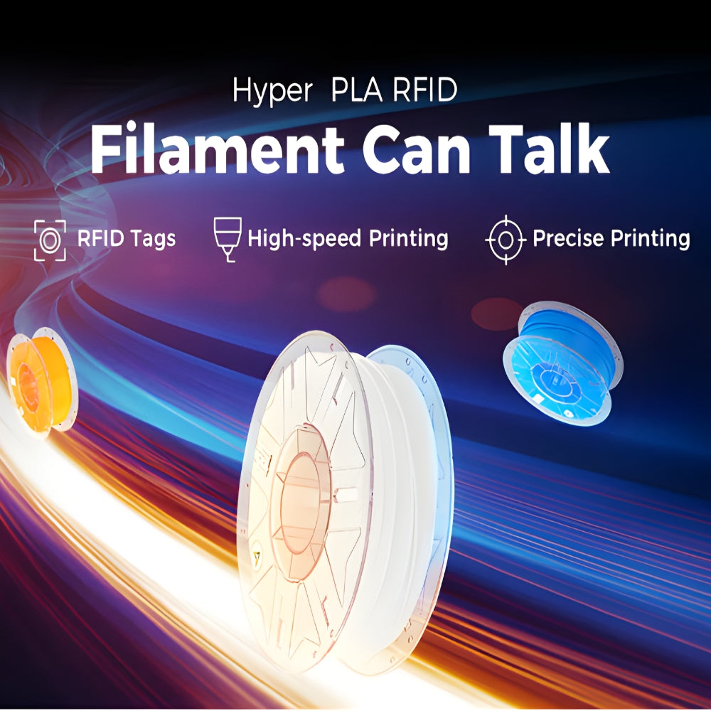 Creality Hyper PLA RFID 1kg 3D Filament 600mm/s Fast Print Durable Stable Creality Cloud