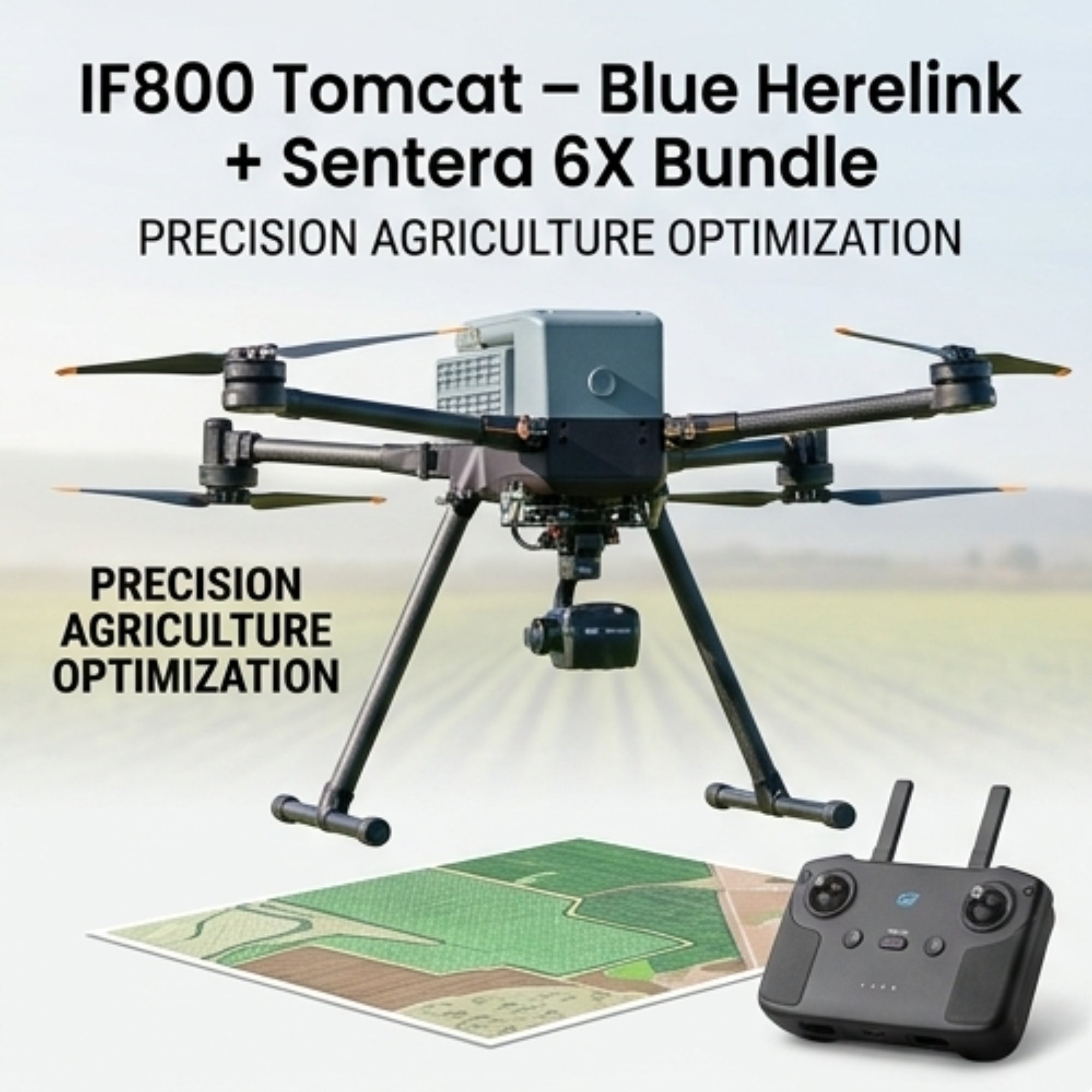 Inspired Flight IF800 with Blue Herelink & Sentera 6X Bundle