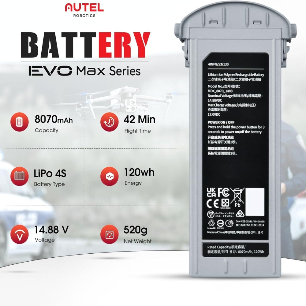 Autel Robotics EVO Max Battery – High-Capacity Drone Power Pack