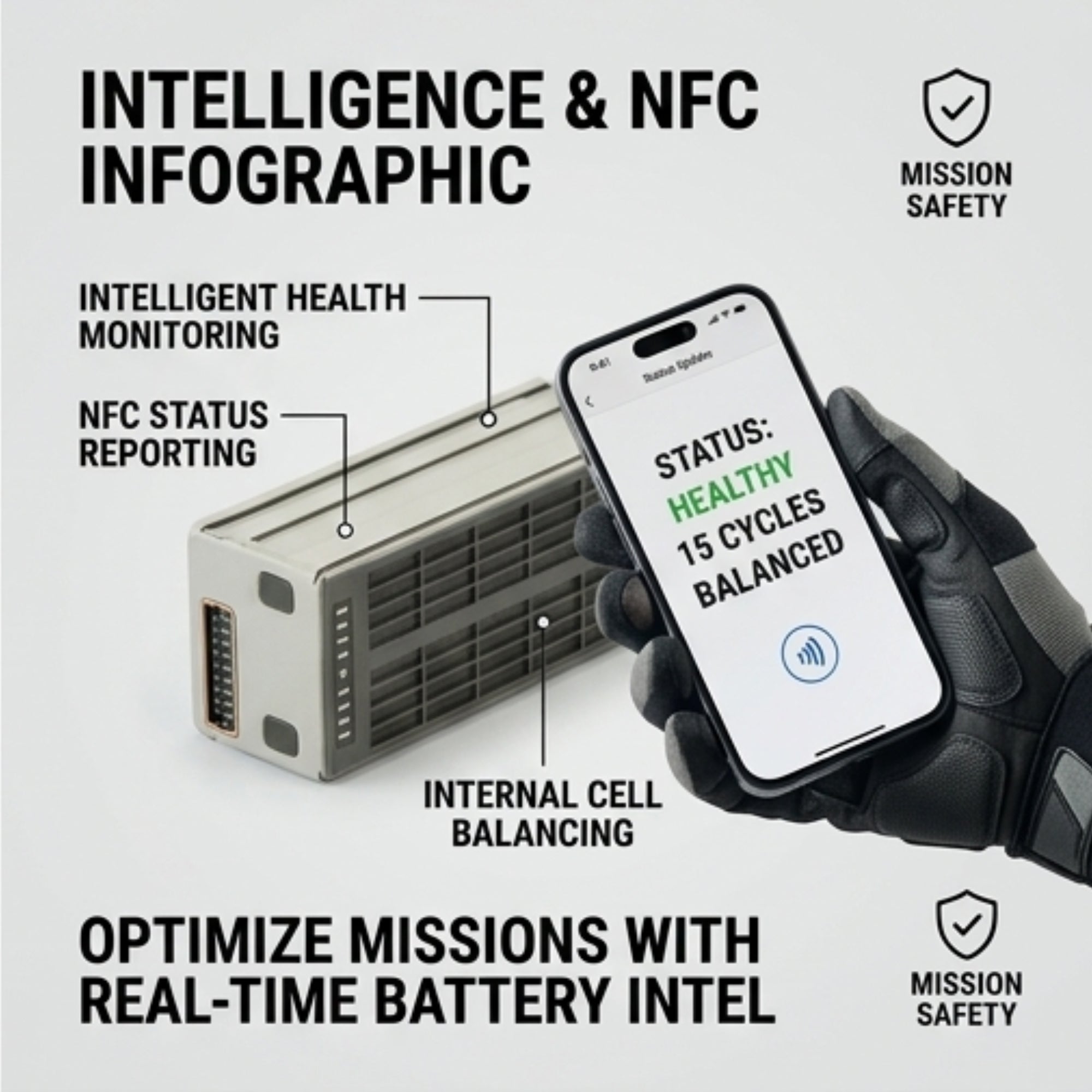 Inspired Flight IF800 Smart Battery Set - Drone Power System Battery