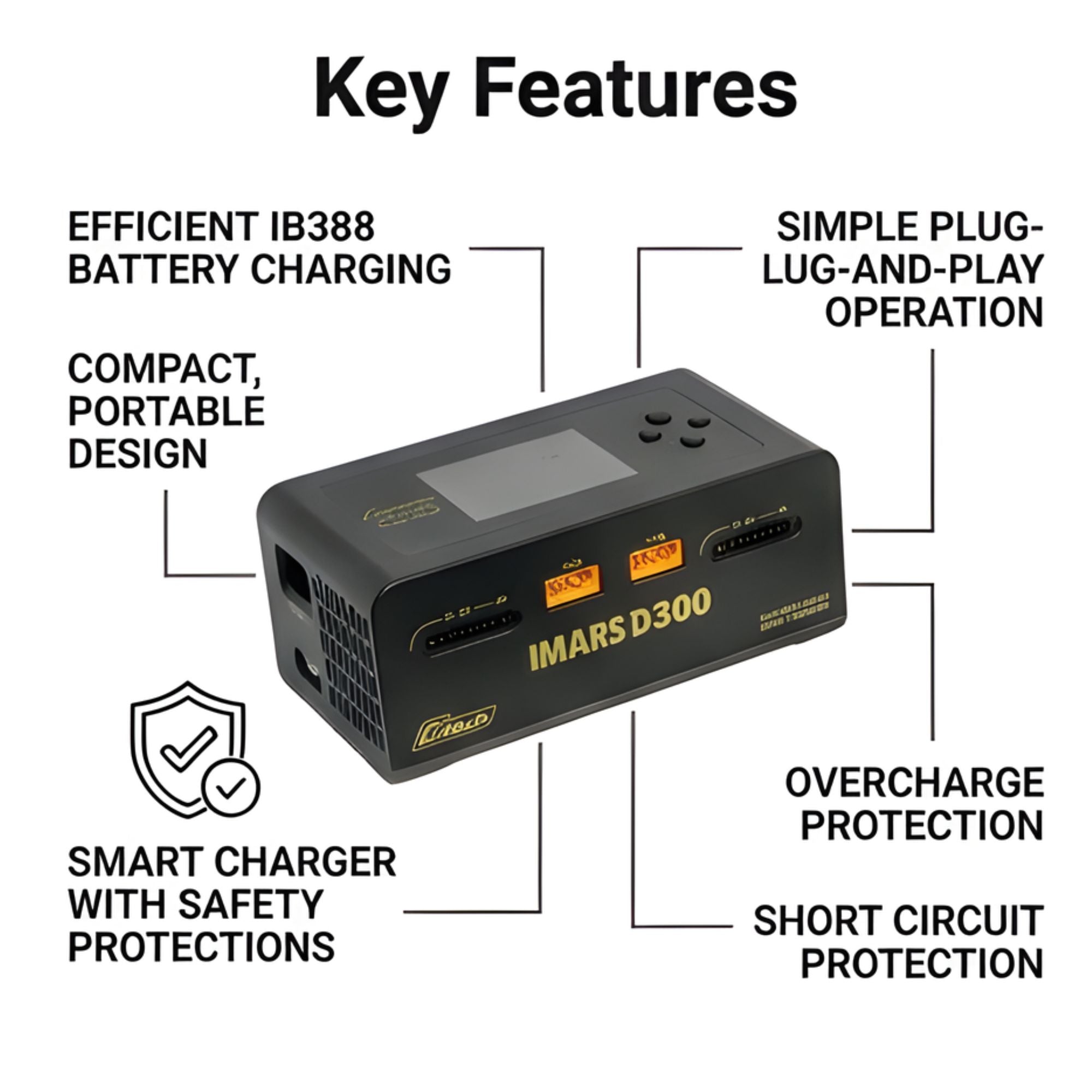 Inspired Flight Smart Charger for IF800 Drone - Battery Charging System