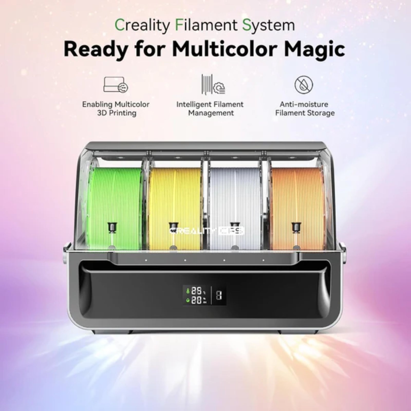 Creality CFS Multi Color System Auto Filament RFID Moisture Control High Quality 3D Printing Use