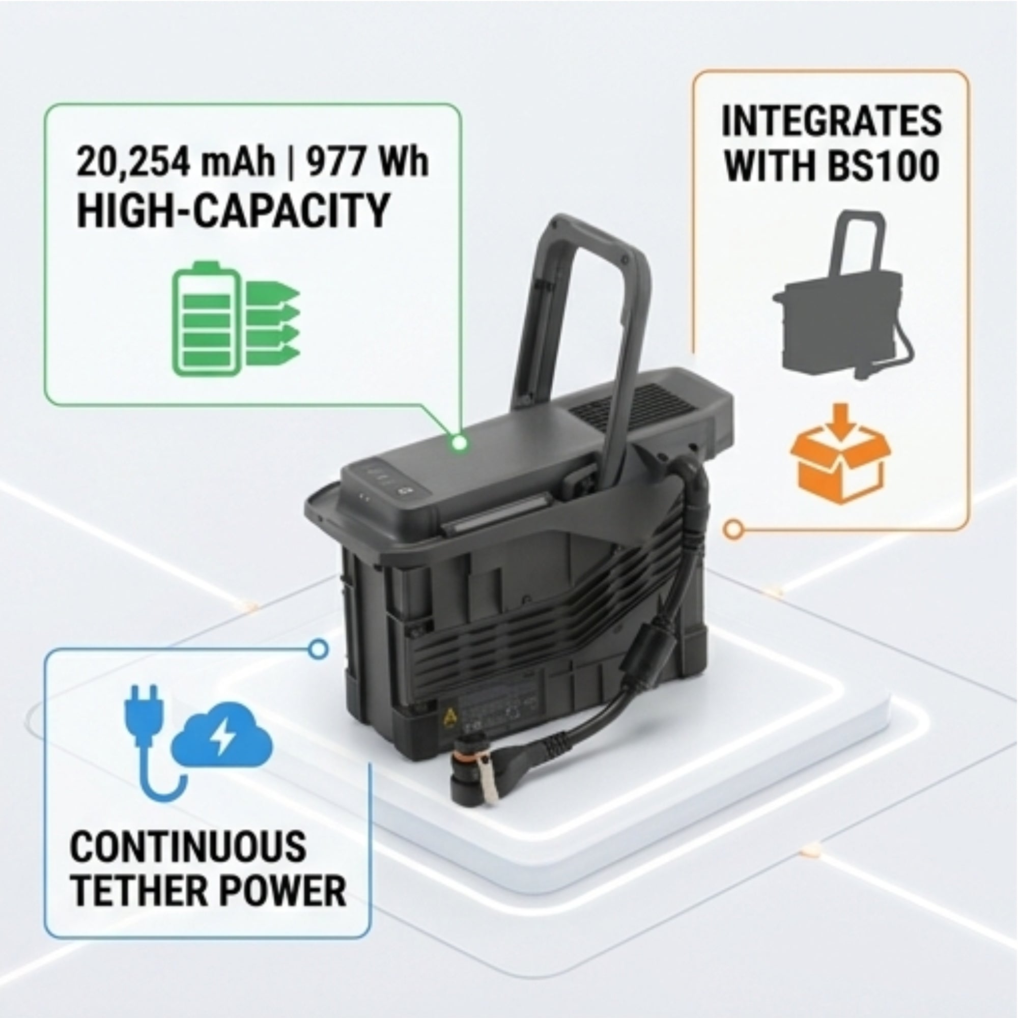 DJI Matrice 400 TB100C Tethered Battery Long-Flight Power for M400