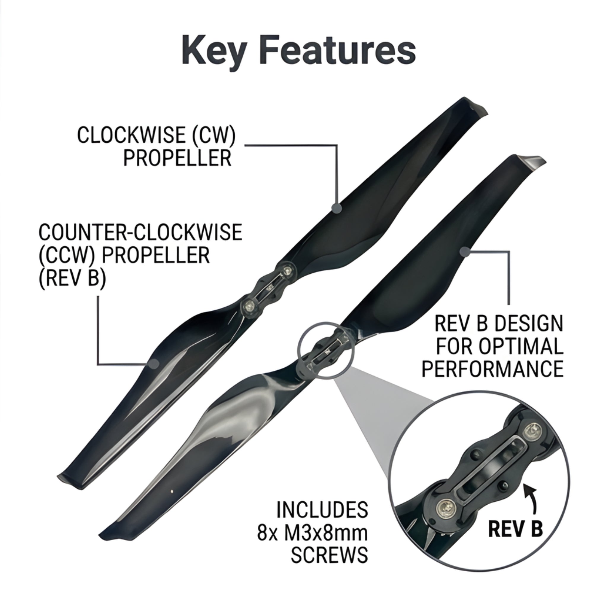 Inspired Flight IF1200A Propeller Pair - Drone Accessories