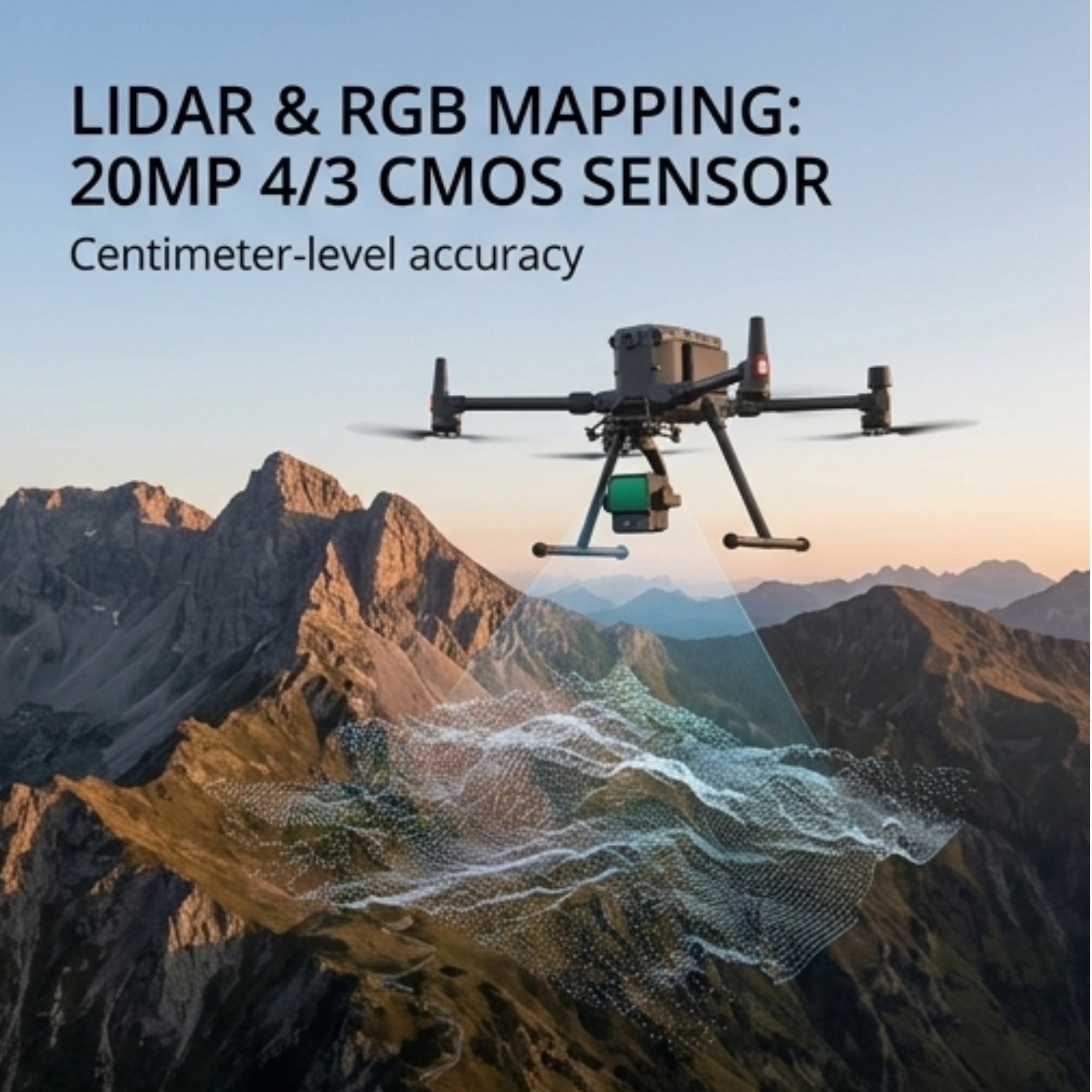 DJI Zenmuse L2 Camera High-Precision LiDAR Surveying Mapping Inspection
