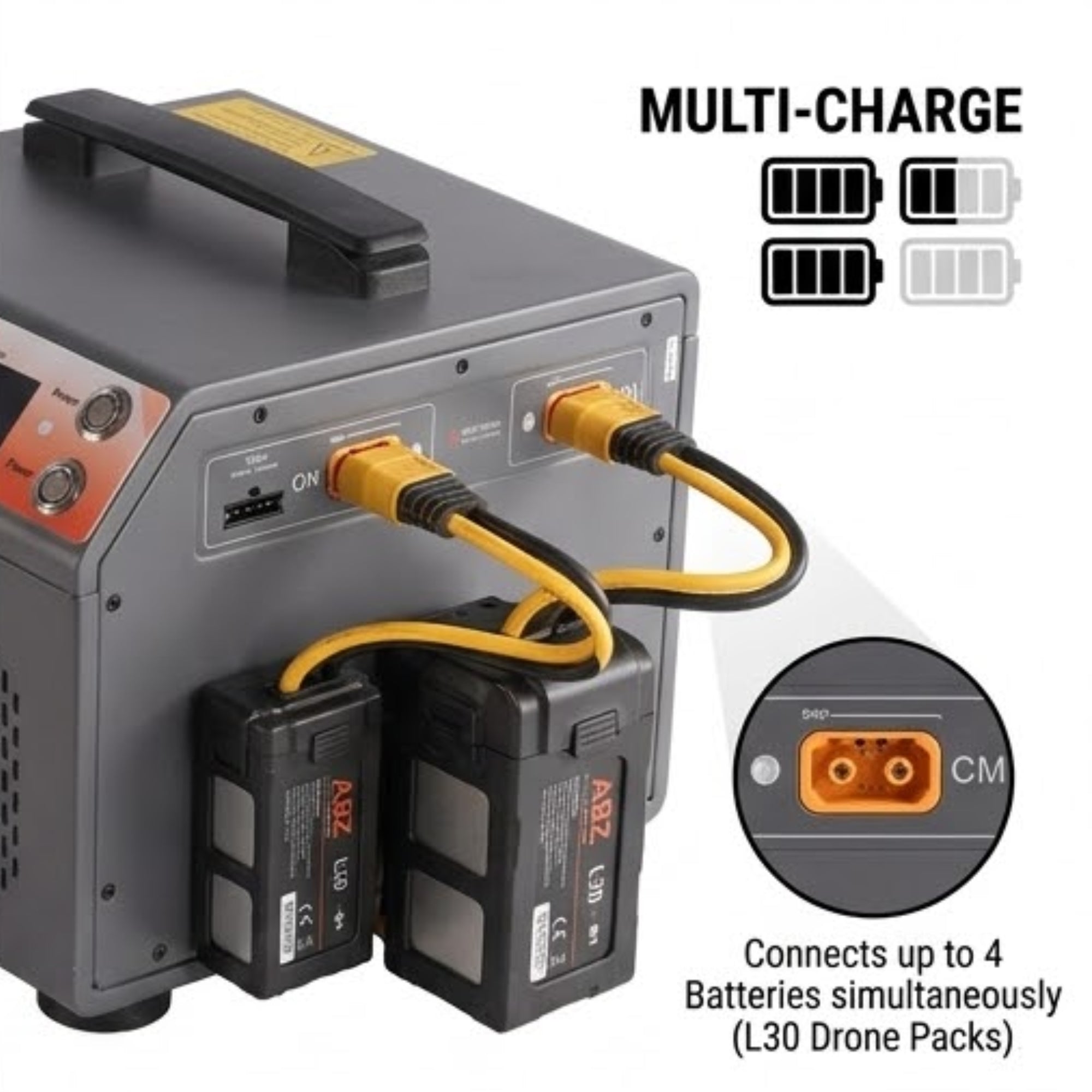 ABZ Innovation L30 Smart Charger Drone Battery Fast Multi Charge Use Agriculture Drone Use