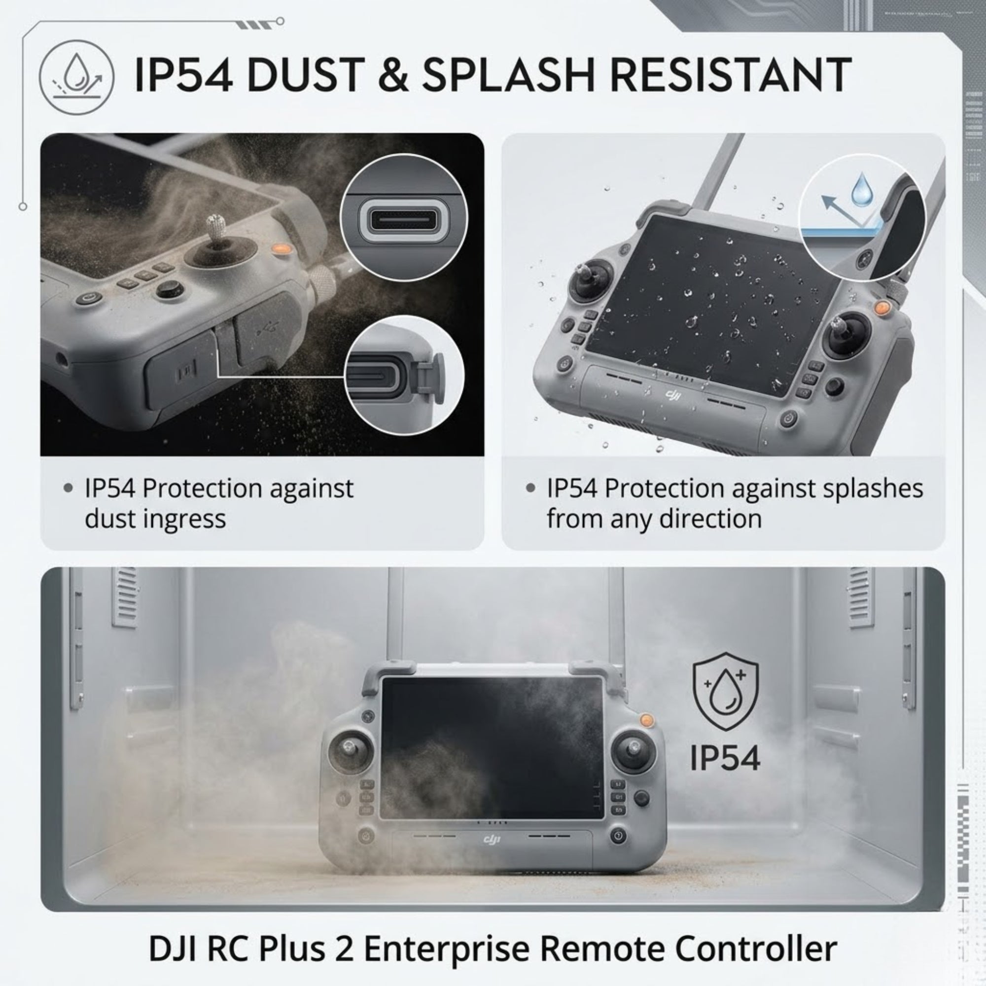 DJI RC Plus 2 Enterprise Remote Controller - Drone Ground Control System
