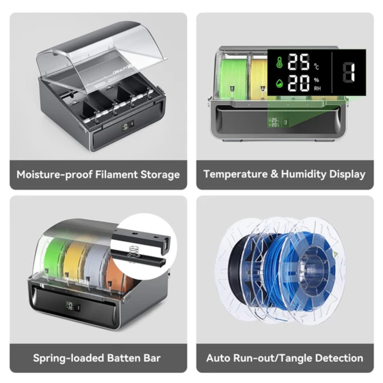 Creality CFS Multi Color System Auto Filament RFID Moisture Control High Quality 3D Printing Use
