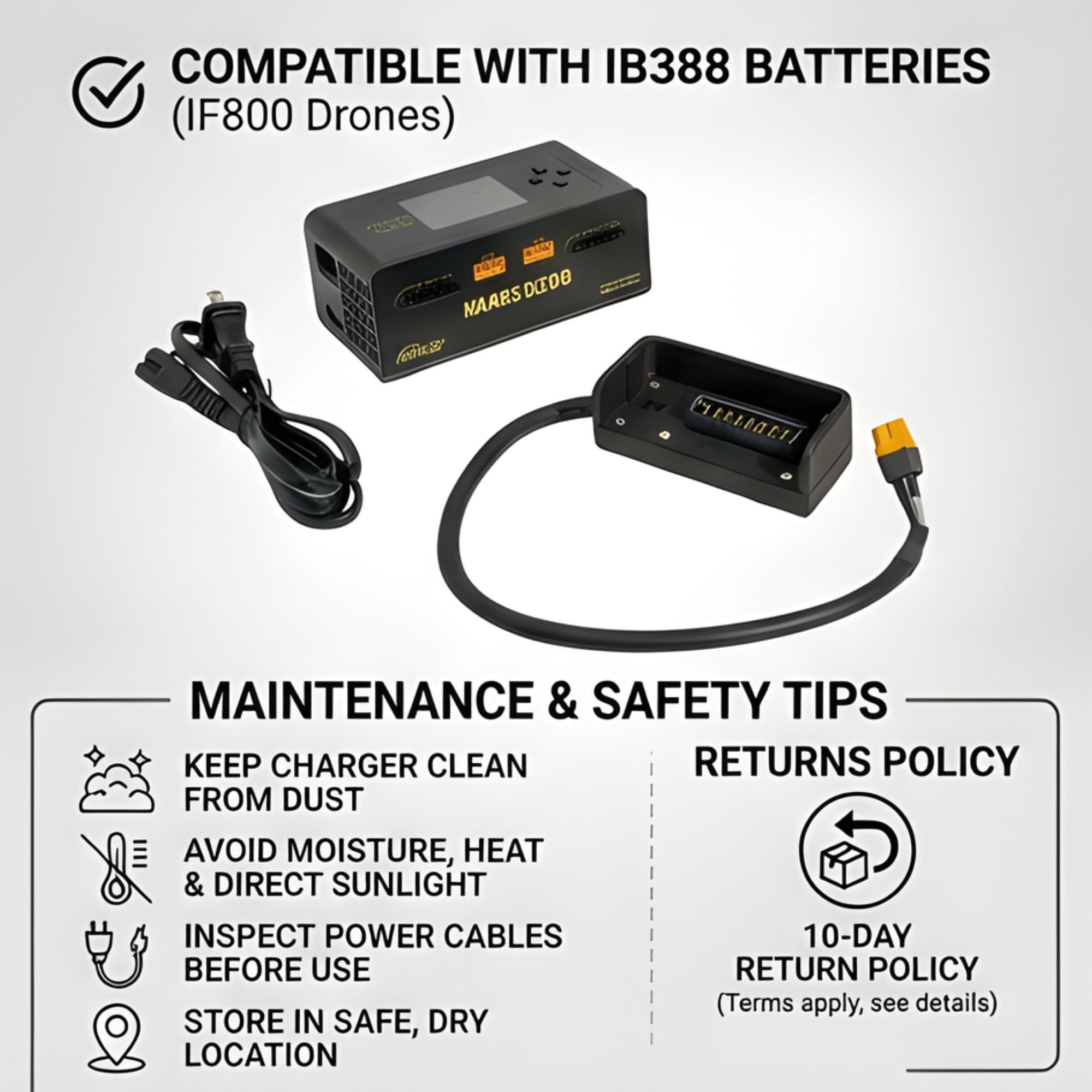 Inspired Flight Smart Charger for IF800 Drone - Battery Charging System