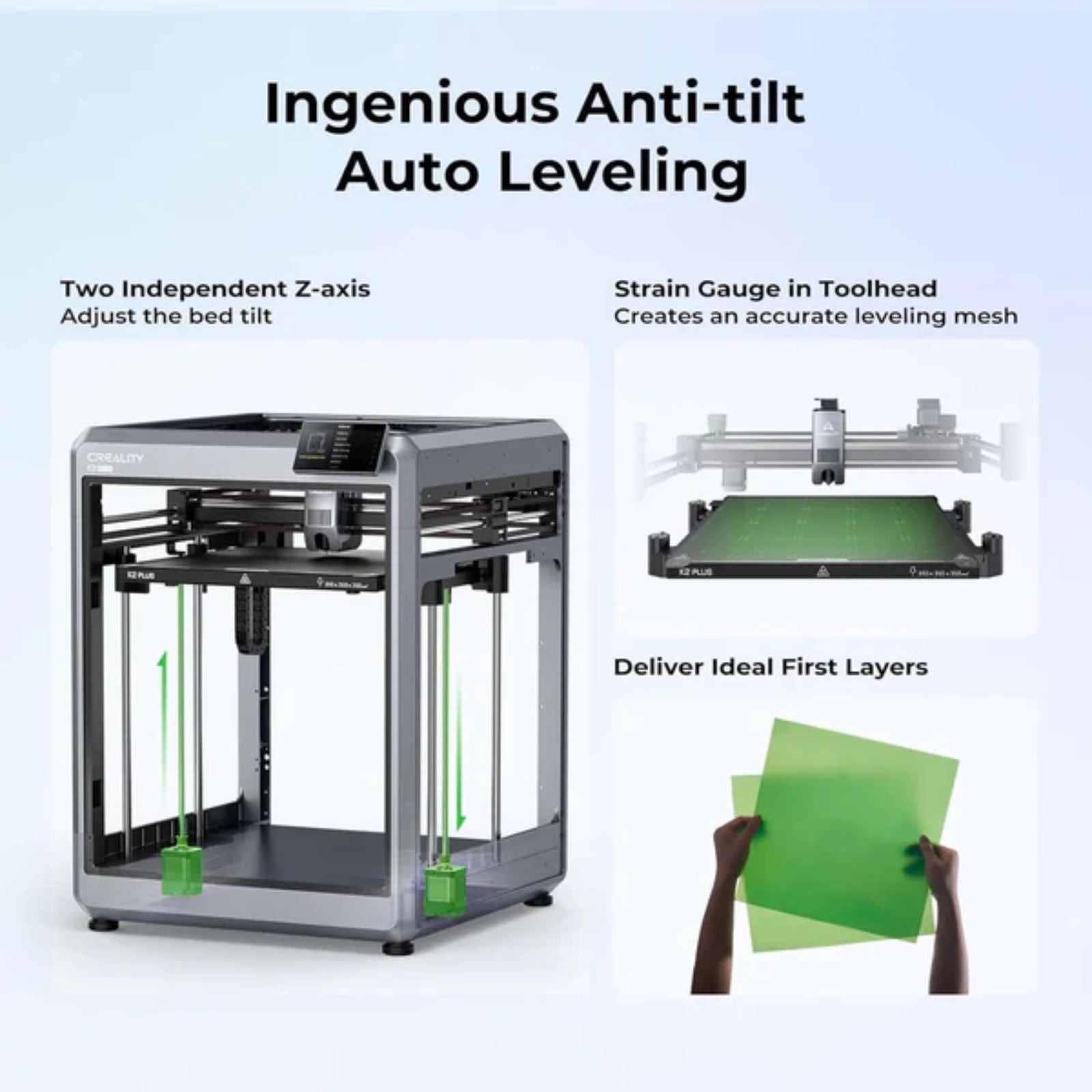 Creality K2 Plus Enclosed 3D Printer 350mm Build High Speed Auto Level Professional Use