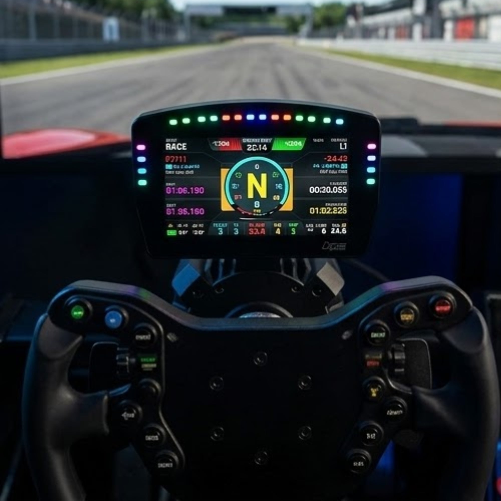 DDU-5T 5” Touch Sim Racing Display SimHub RGB Billet Aluminium Karting