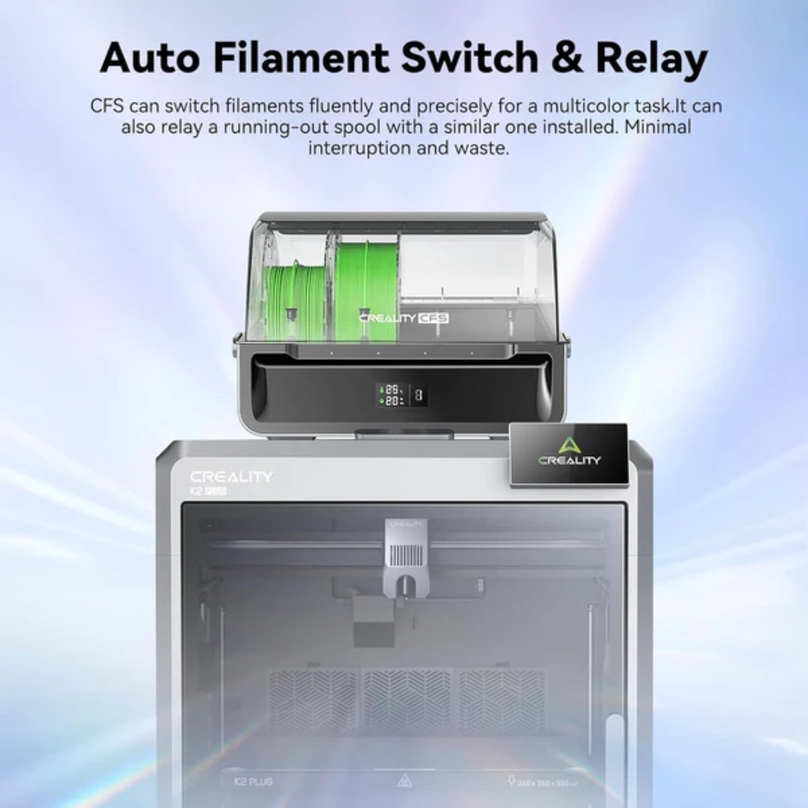 Creality CFS Multi Color System Auto Filament RFID Moisture Control High Quality 3D Printing Use