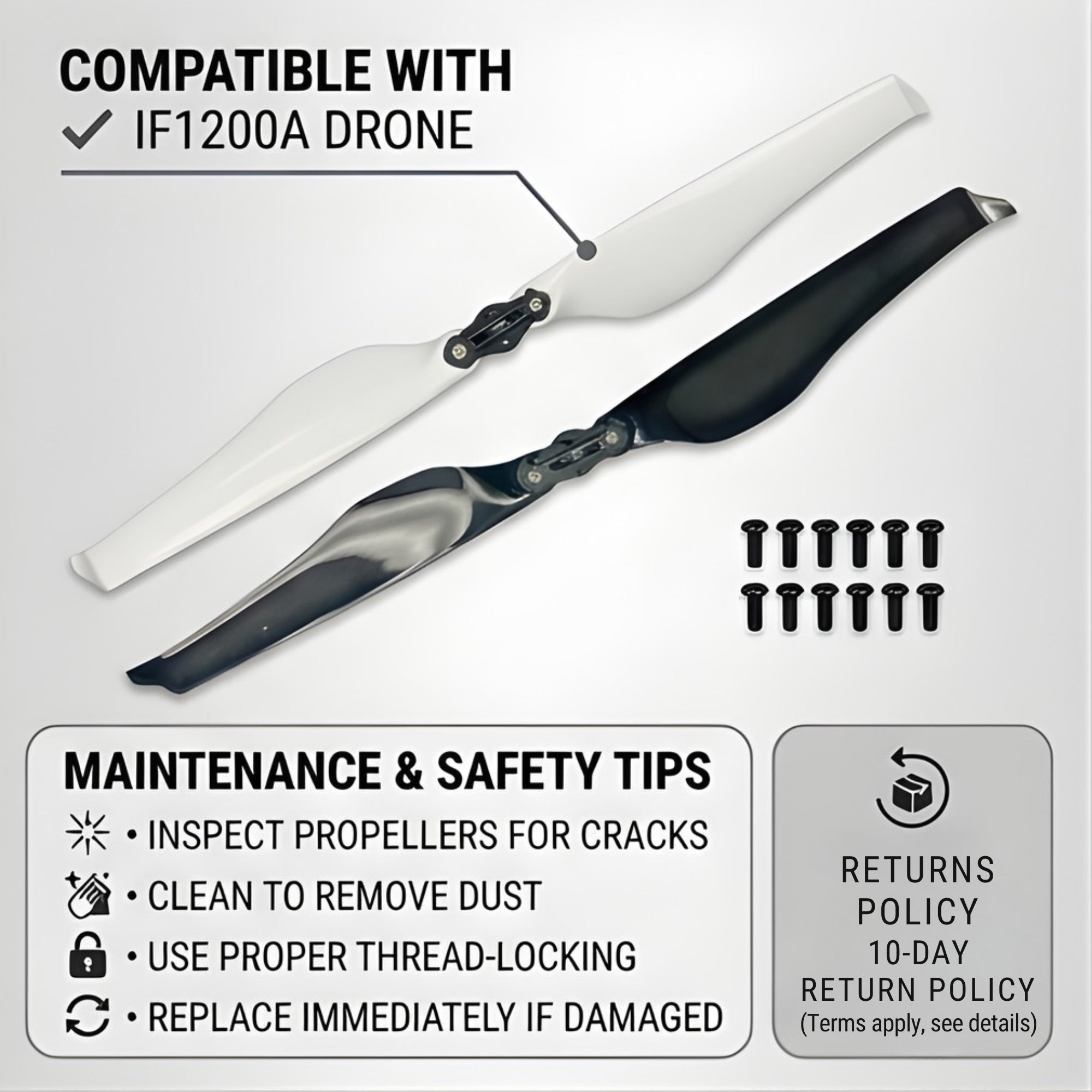 Inspired Flight IF1200A Propeller Pair - Drone Accessories