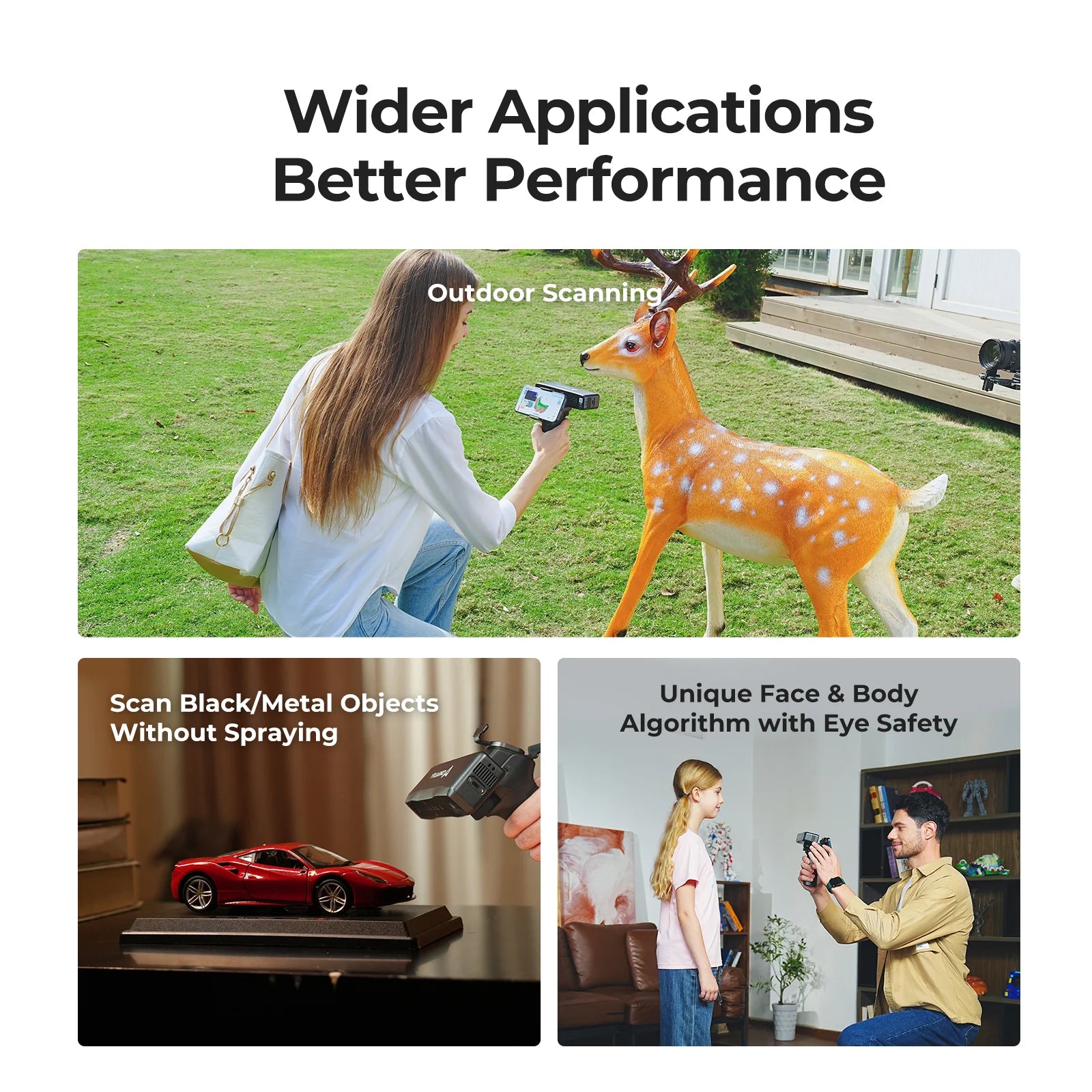 Creality Otter Lite 3D Scanner 0.05mm Wireless Full Color Scan Use