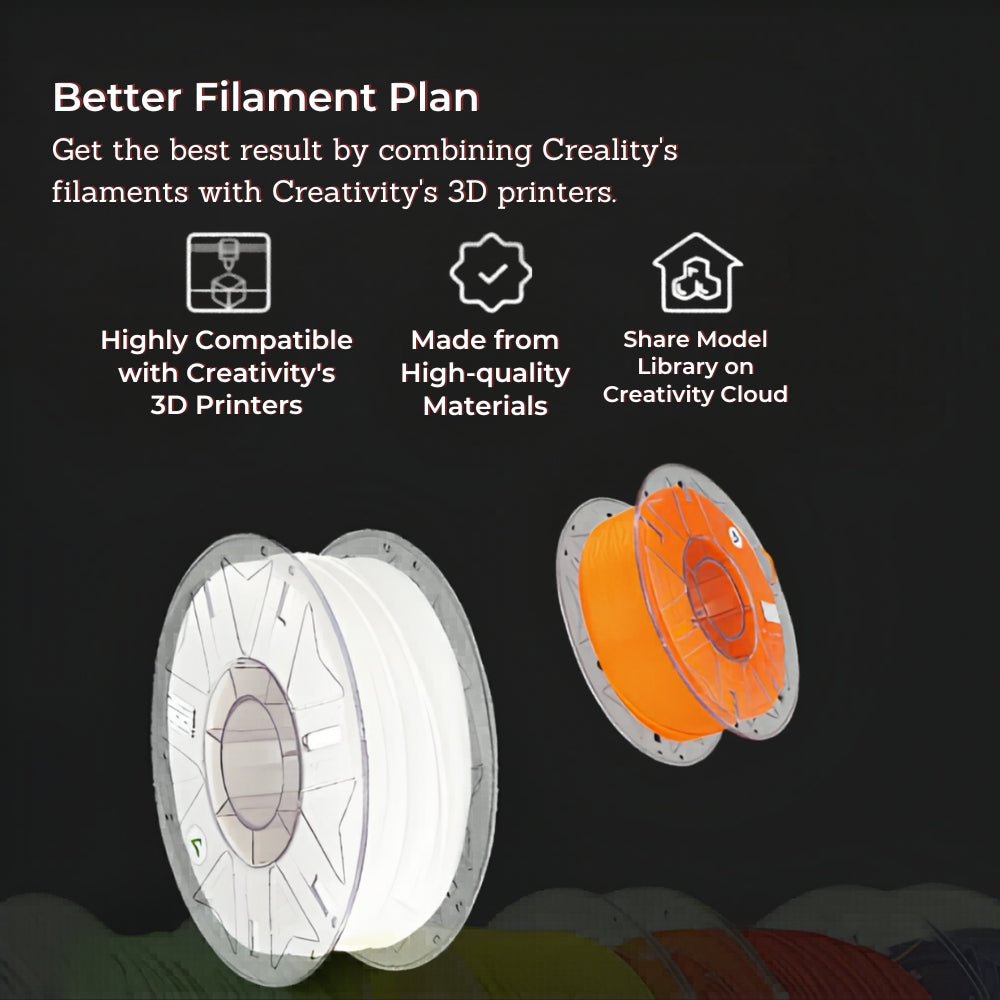 Creality Hyper PLA RFID 1kg 3D Filament 600mm/s Fast Print Durable Stable Creality Cloud