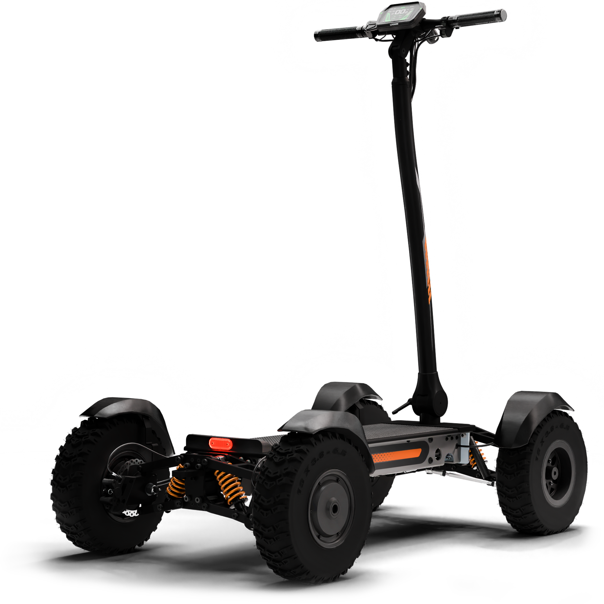 X-Quad 3000 All-Terrain Electric Board with Dual Motors, Hydraulic Brakes & LCD Display