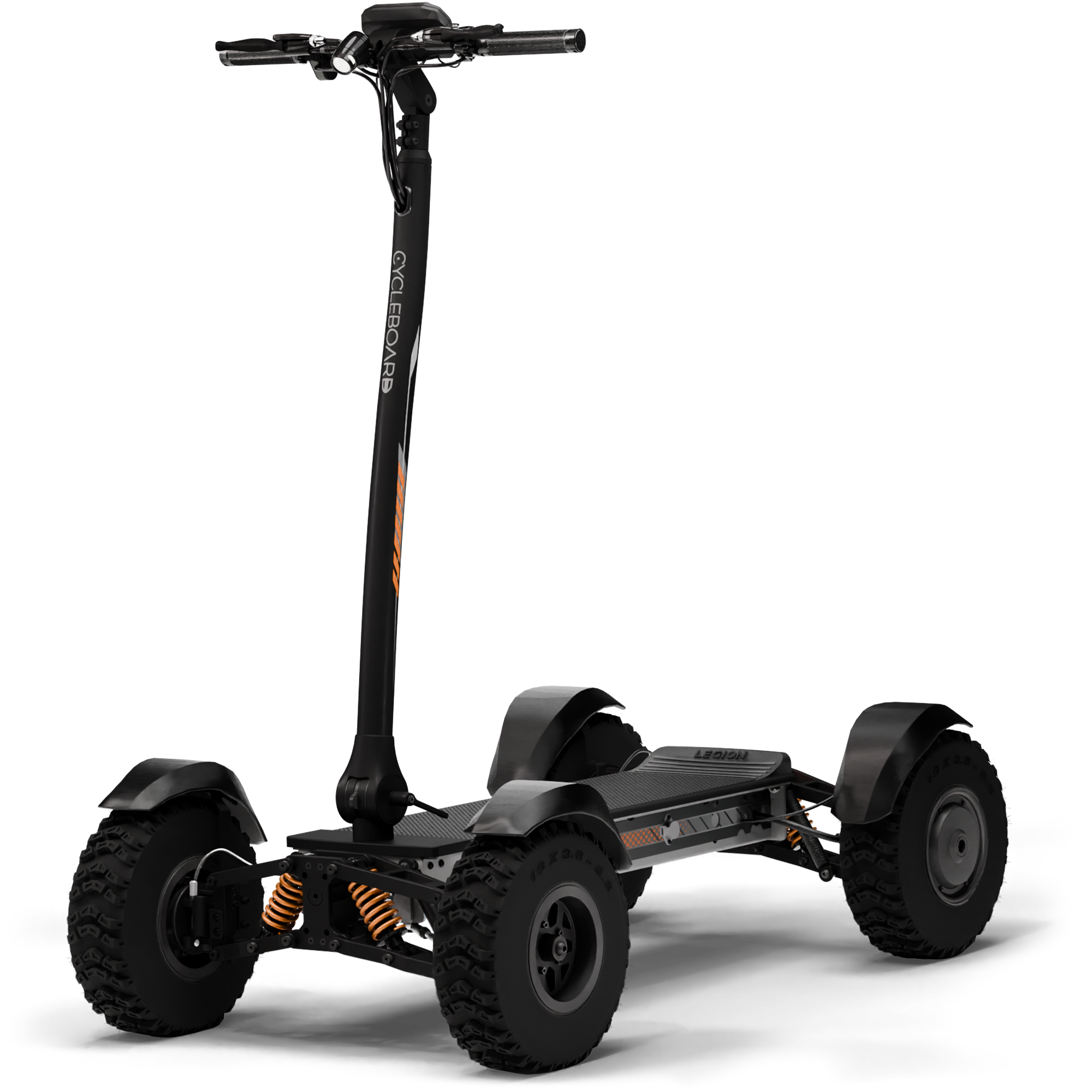 X-Quad 3000 All-Terrain Electric Board with Dual Motors, Hydraulic Brakes & LCD Display