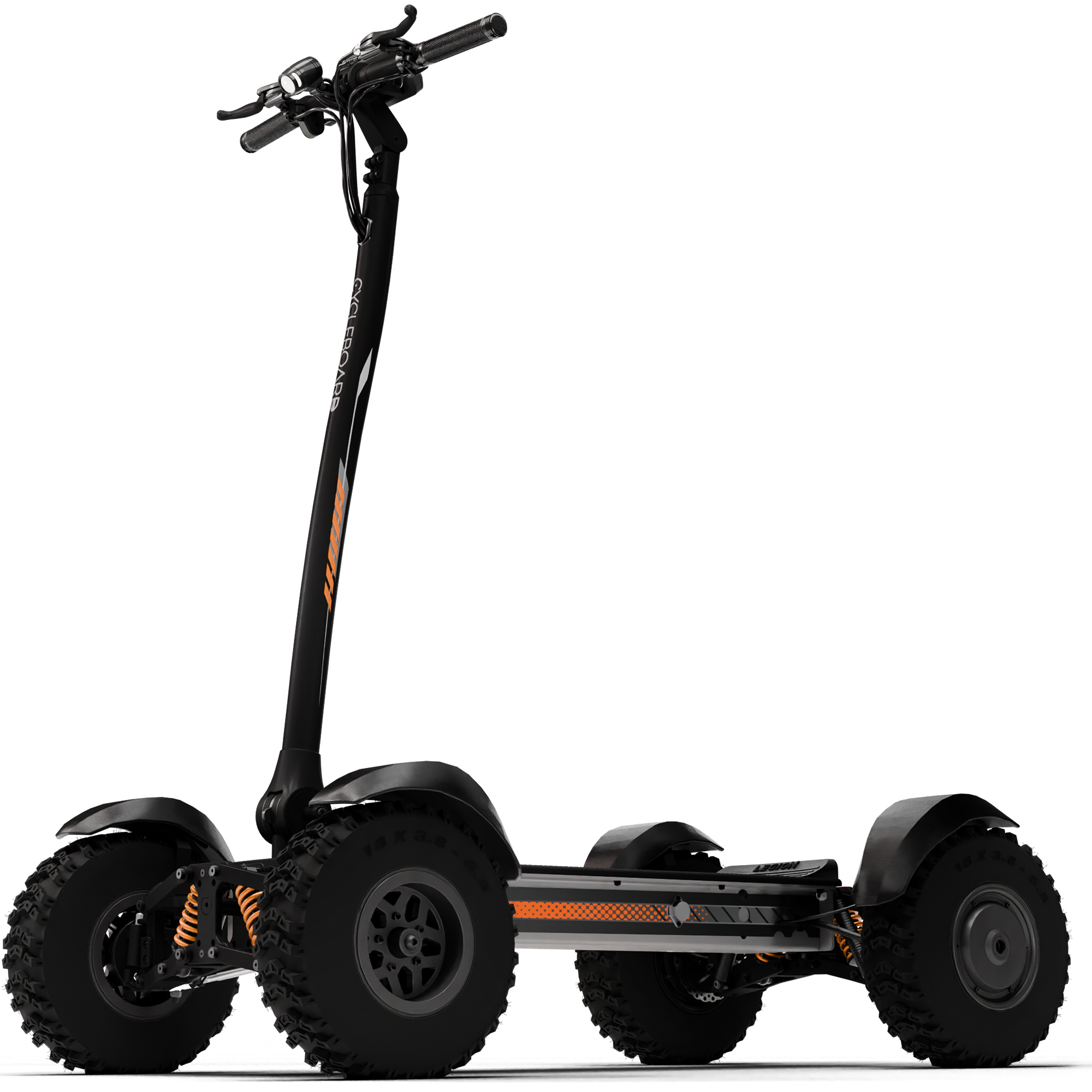 X-Quad 3000 All-Terrain Electric Board with Dual Motors, Hydraulic Brakes & LCD Display