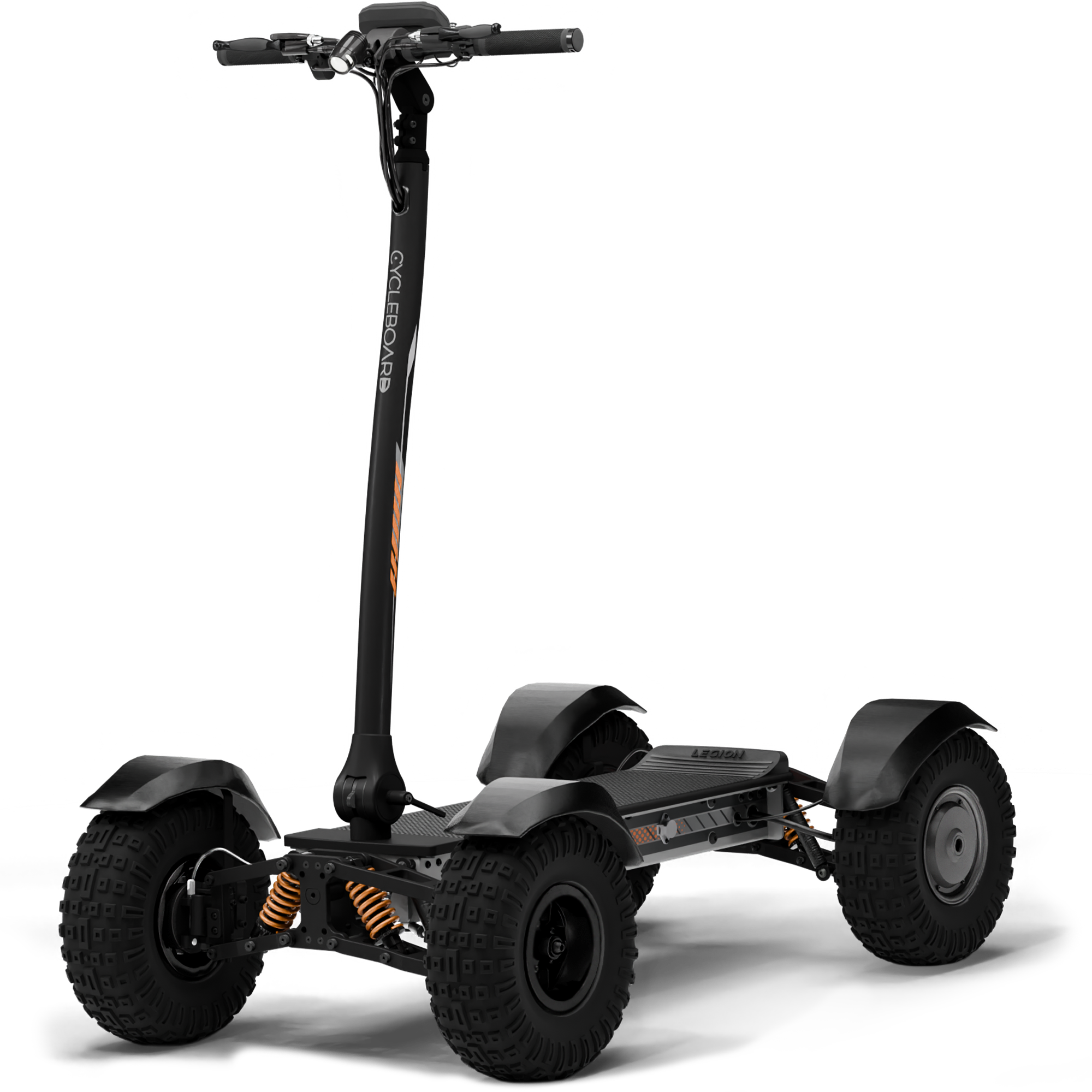 X-Quad 3000 All-Terrain Electric Board with Dual Motors, Hydraulic Brakes & LCD Display