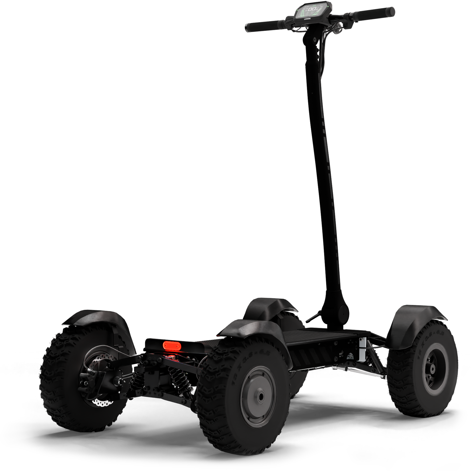 X-Quad 3000 All-Terrain Electric Board with Dual Motors, Hydraulic Brakes & LCD Display