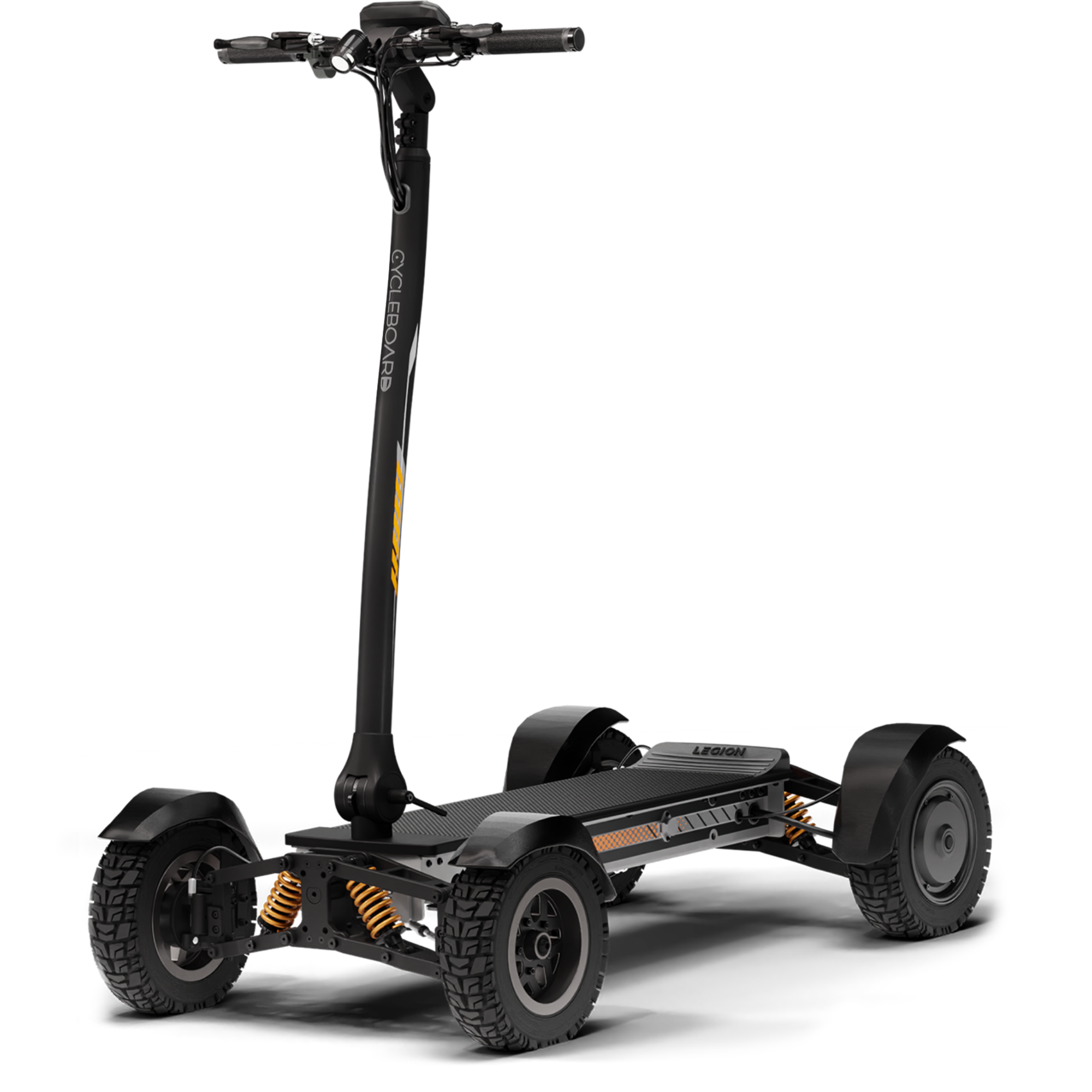 X-Quad 3000 All-Terrain Electric Board with Dual Motors, Hydraulic Brakes & LCD Display