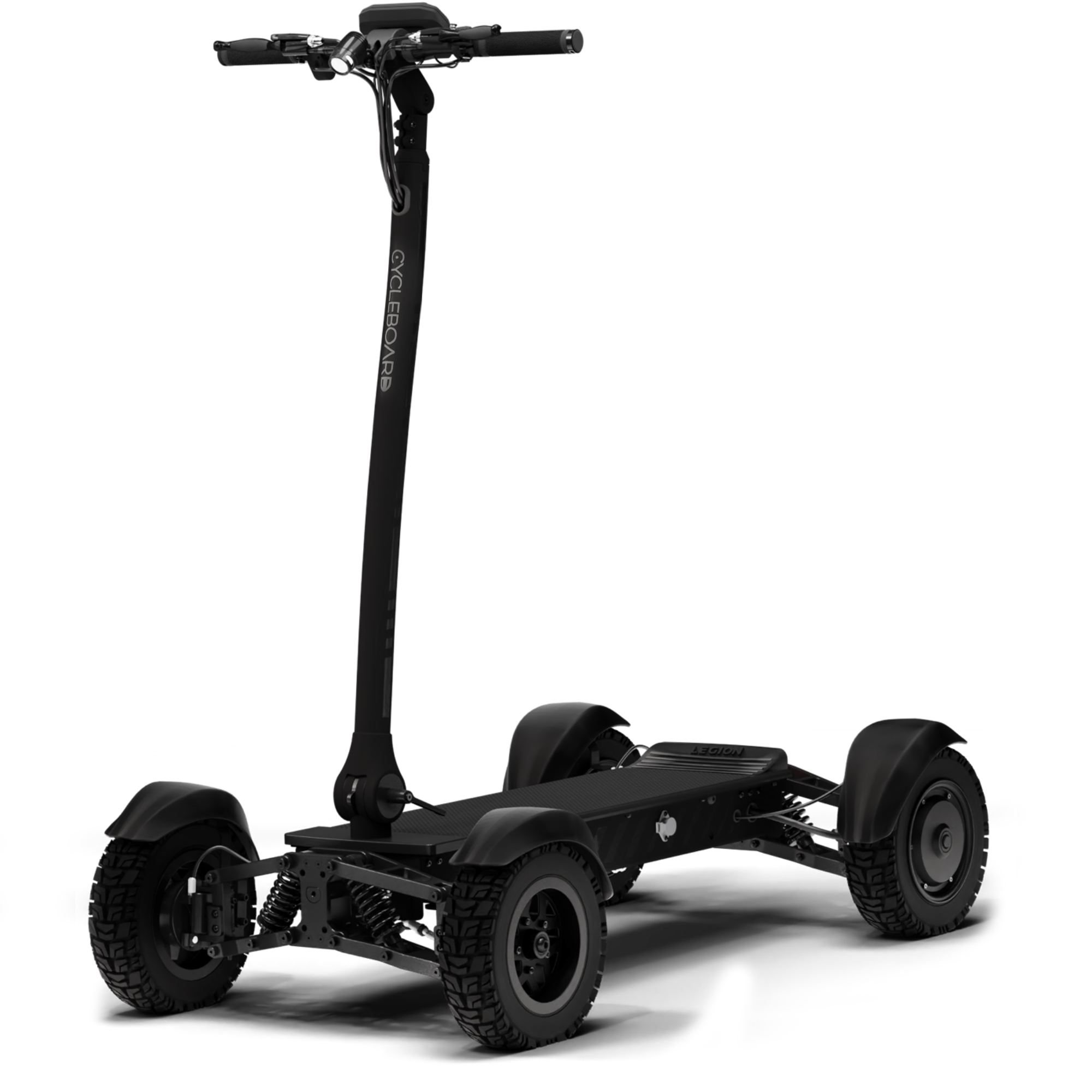 X-Quad 3000 All-Terrain Electric Board with Dual Motors, Hydraulic Brakes & LCD Display