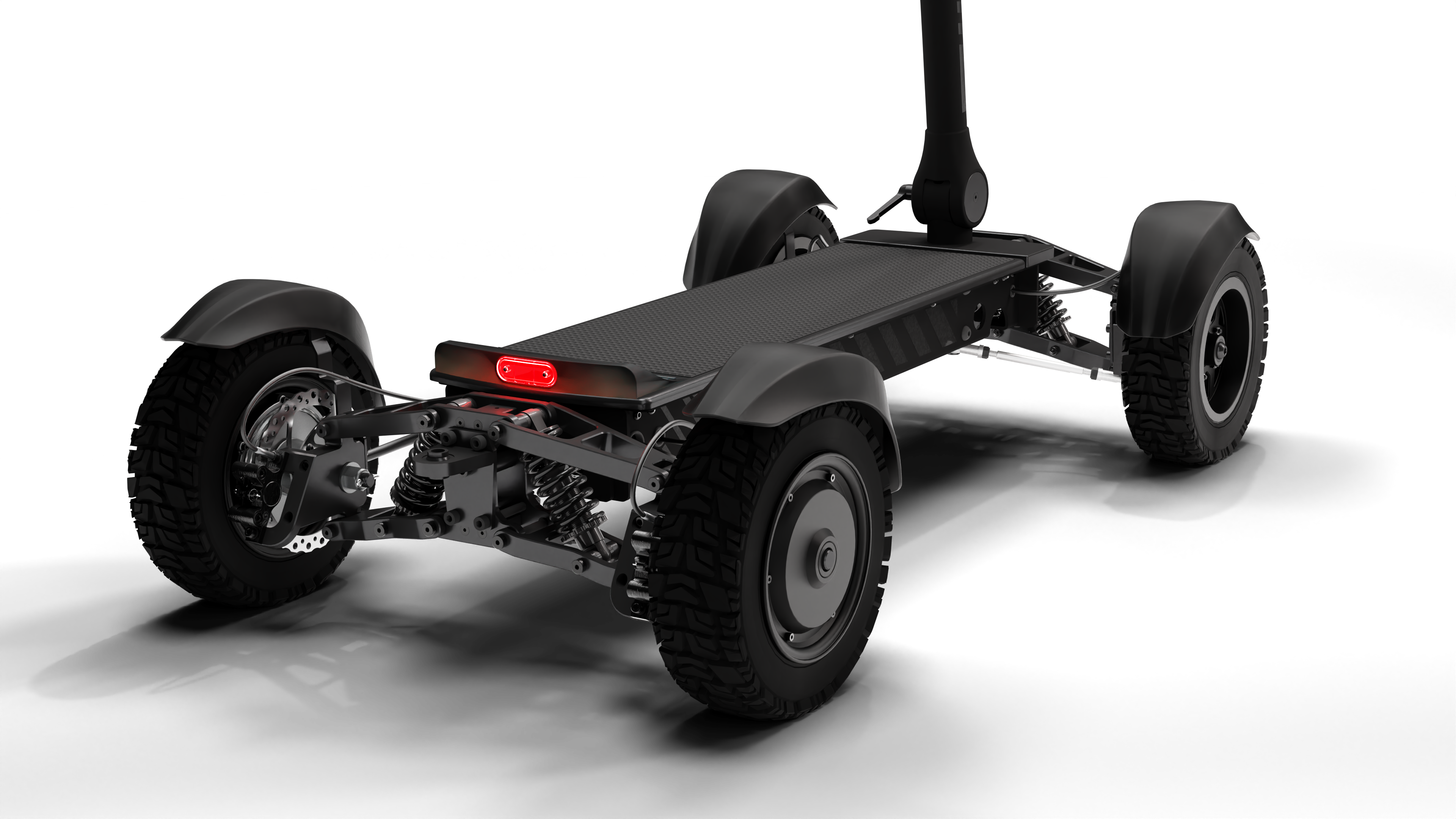 X-Quad 3000 All-Terrain Electric Board with Dual Motors, Hydraulic Brakes & LCD Display